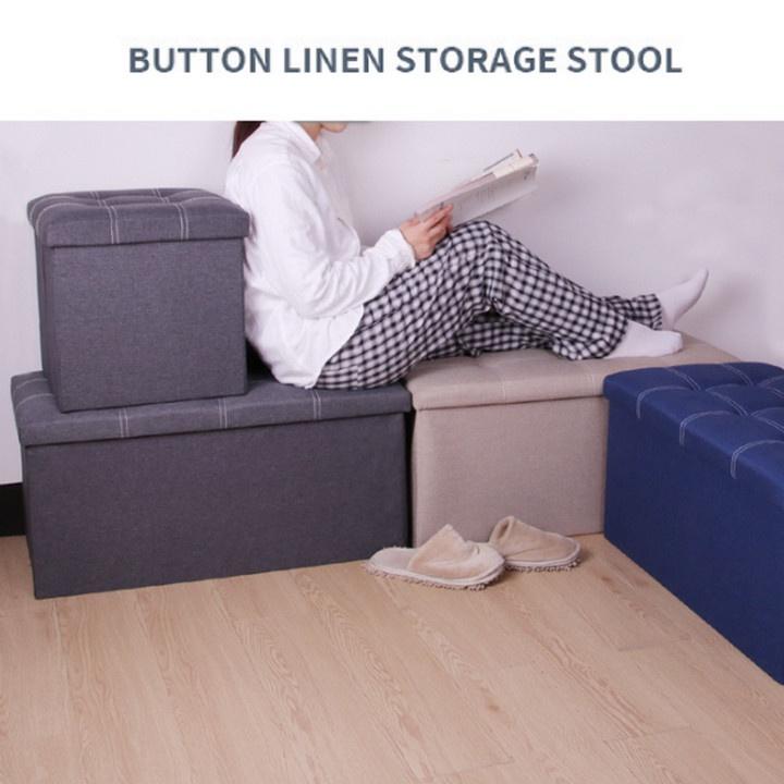 Ghế Đôn Thông Minh BUTTON & STORAGE - Home and Garden