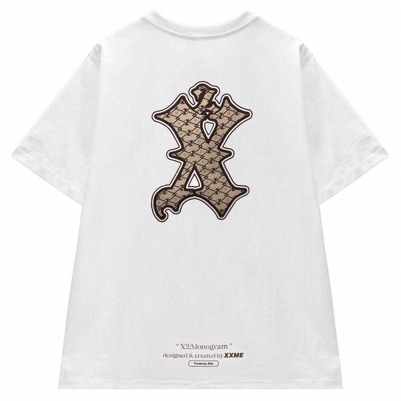 Áo thun cao cấp thêu Logo X2 Monogram XXME