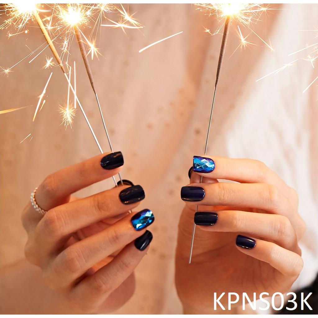 Bộ 30 Móng Tay Gel Tự Dán Press &amp; Go Kiss New York Nail Box - Secret Night (KPNS03K)