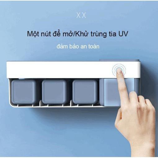 Giá treo khử trùng bàn chải đánh răng bằng tia UV
