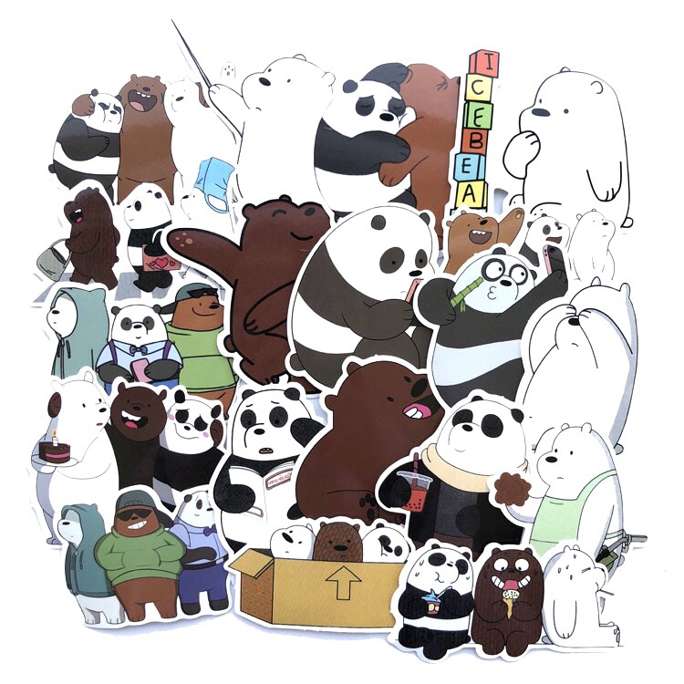 99 Hình nền we bare bears cute dễ thương nhất  Trường THCS Đồng Phú