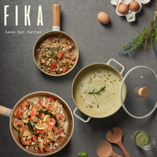 Bộ 3 món nồi, chảo Neoflam Fika Hàn Quốc . Hàng có sẵn giao ngay