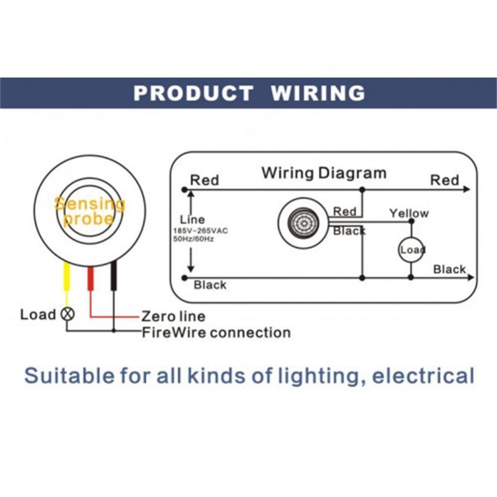 Automatic Infrared PIR Motion Sensor Switch O/N DC 12V for LED light Lamp