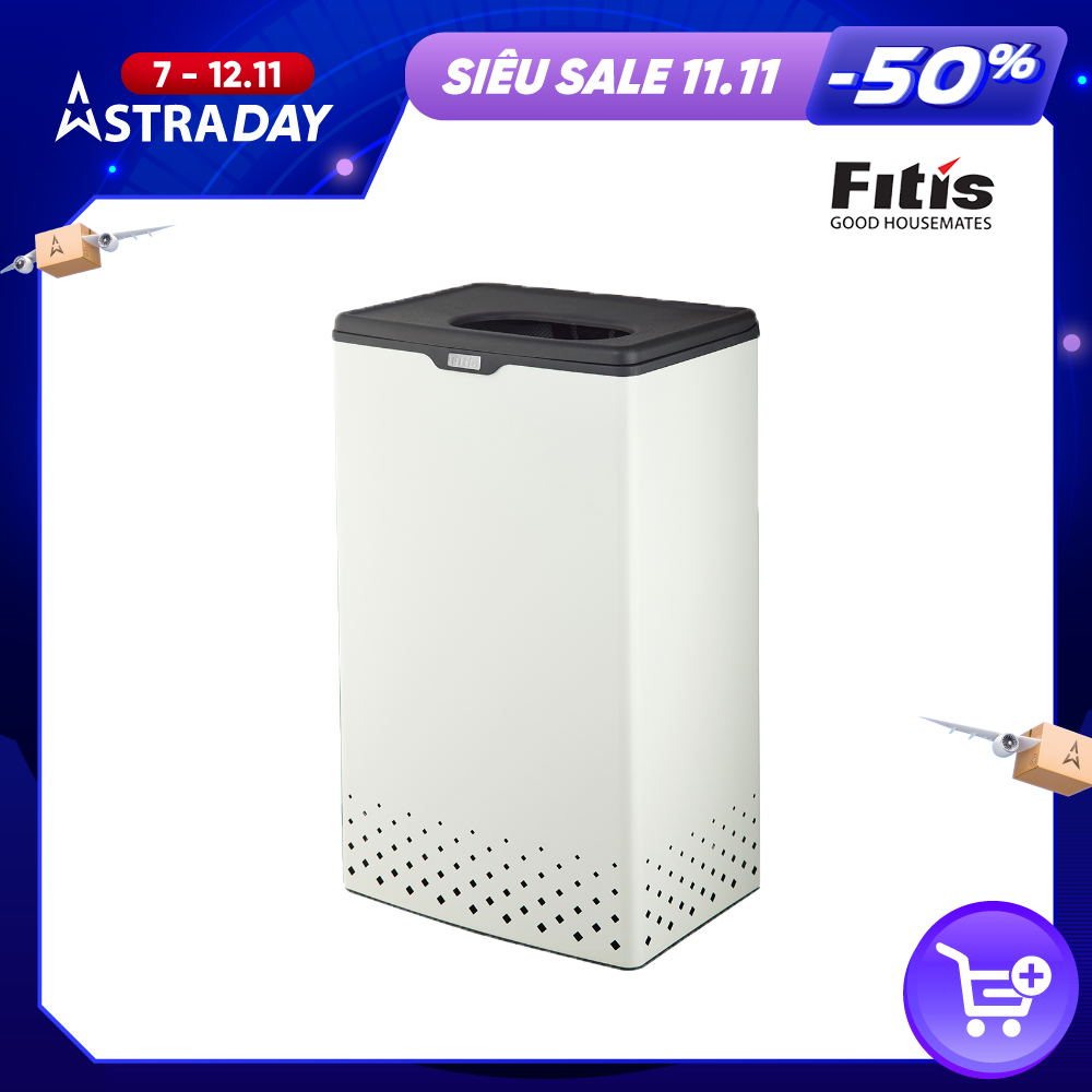 Thùng đồ giặt inox Fitis Lary SLL1-904 - trắng