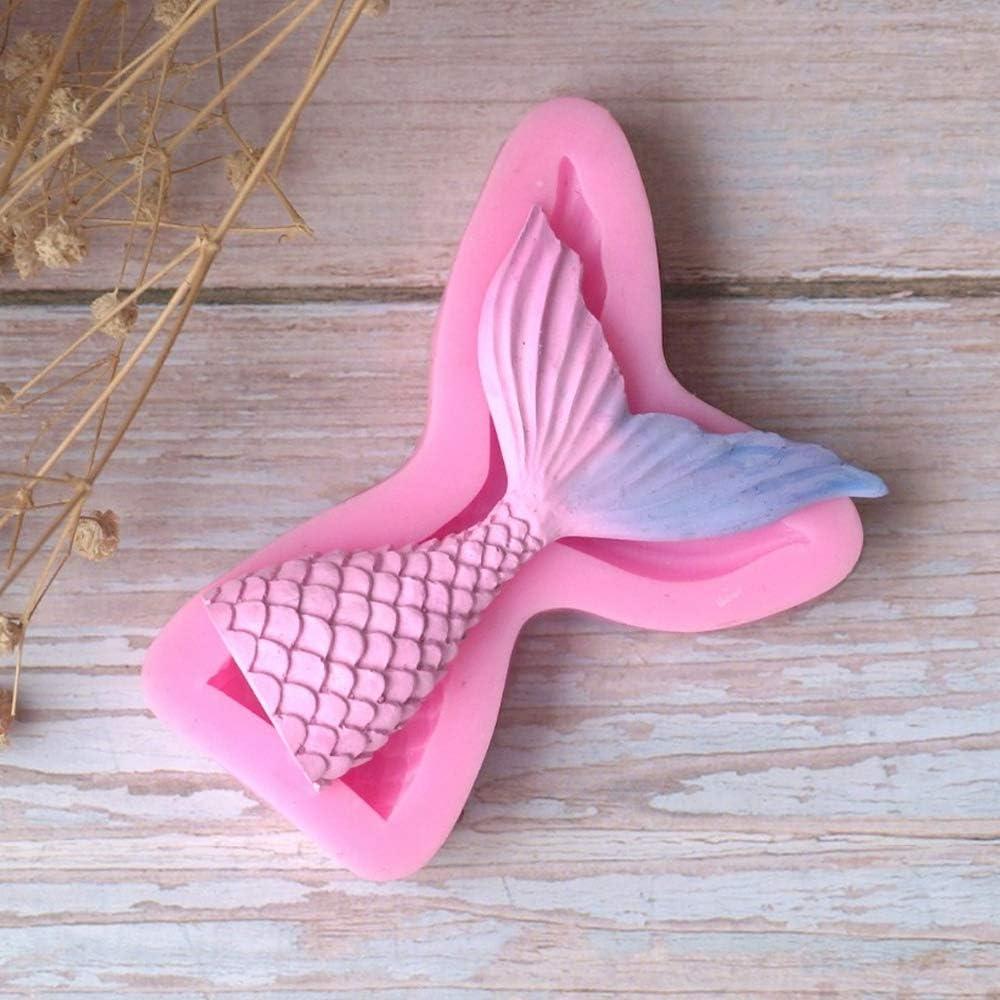 Chiếc Khuôn Silicon Nàng Tiên Cá Tự Làm Khuôn Nướng Bánh Bộ Silicone Bánh Kẹo Khuôn Socola Cho Kẹo Socola Fondant Đường Thủ Công bánh