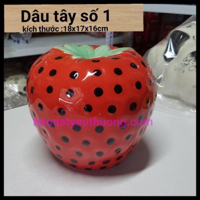 Dâu tây tiết kiệm số 1 - màu vàng,size 1 : 18x17x16cm