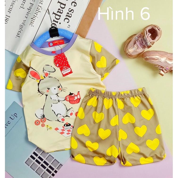 Bộ thun lạnh bé gái 21-38 kí