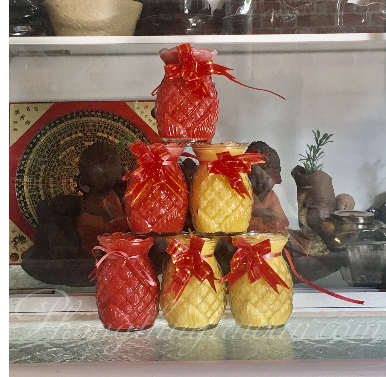 Nến ly bơ TRÁI THƠM 1 NGÀY tự nhiên, không khói .