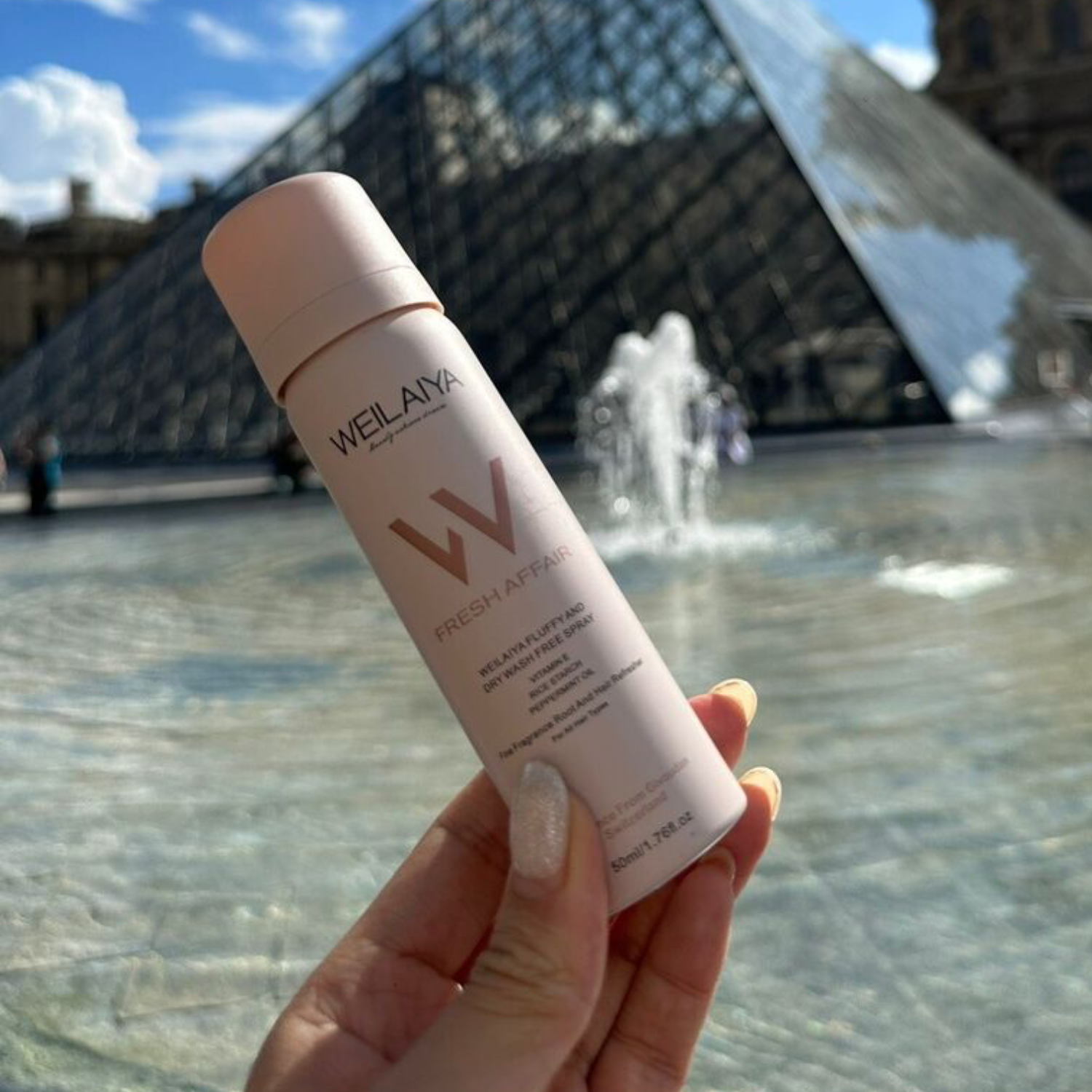 Dầu Gội Khô Làm Phồng Tóc Weilaiya Fresh Affair Fulffy And Dry Wash Free Spray
