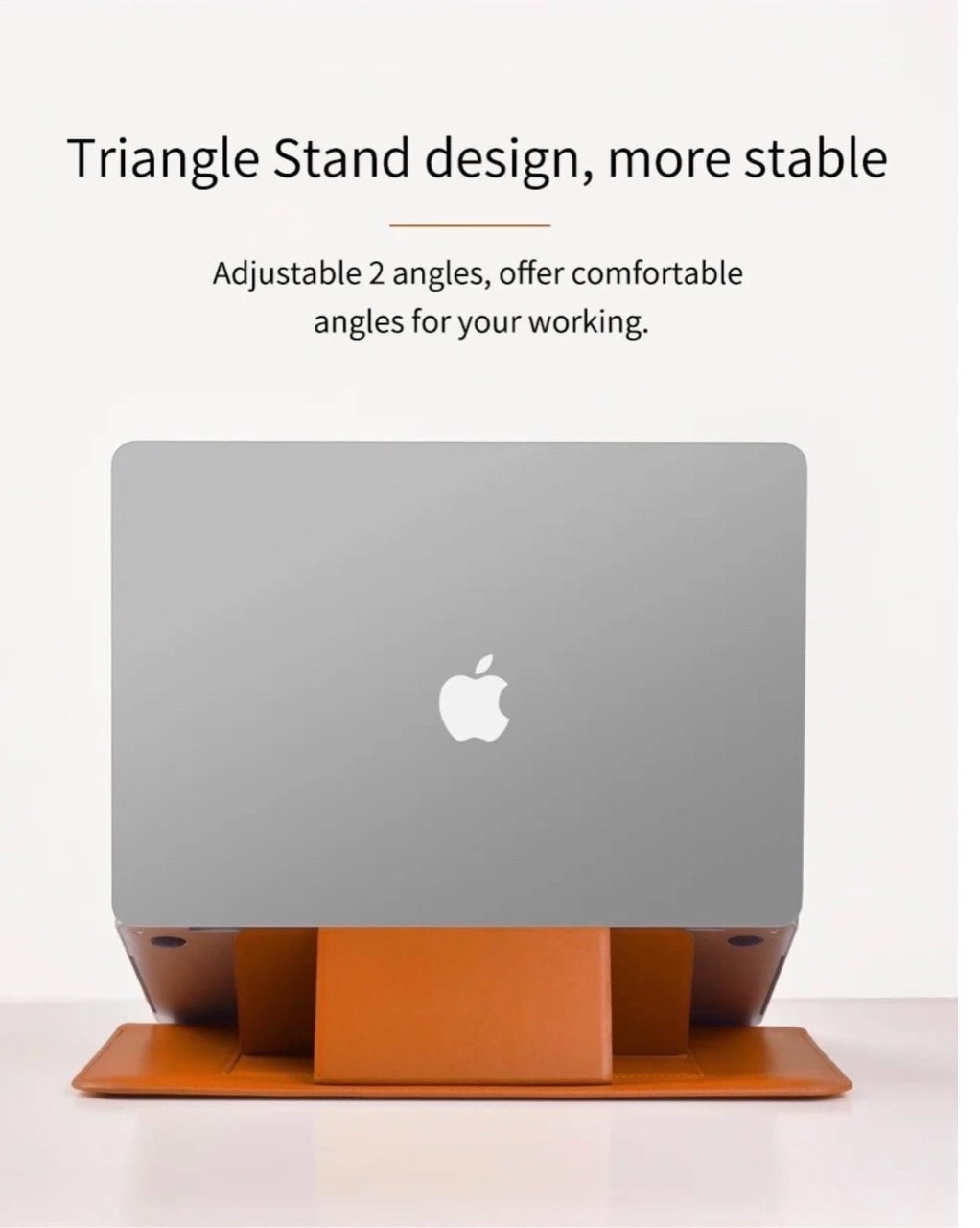 Bao Da Skin Pro Slim Stand Sleeve Dành Cho Macbook Chất Liệu Da PU Mịn, Nắp Từ Tính Có Chân Đế Có Thể Tự Điều Chỉnh - Hàng Chính Hãng