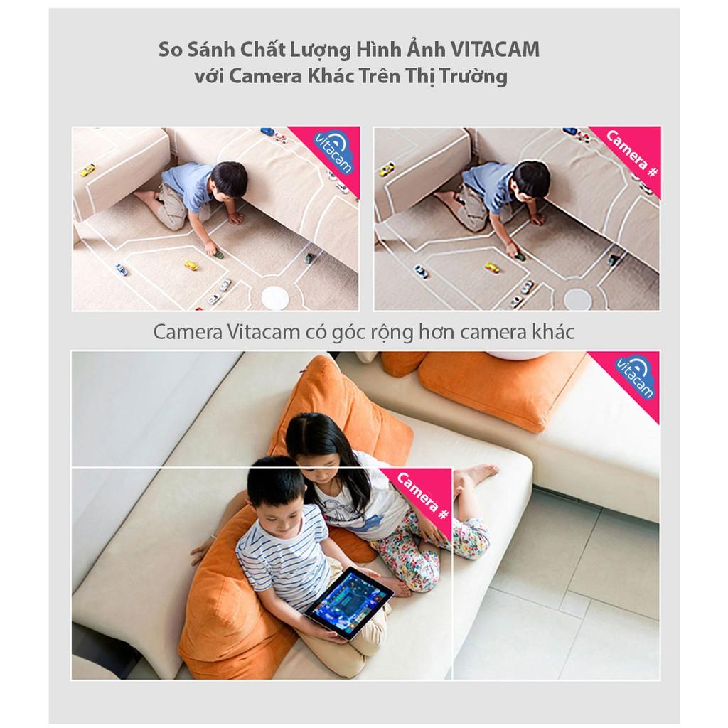 Camera IP Wifi Vitacam C780 3 Râu 2.0M HD 1080P 11 đèn hồng ngoại đàm thoại 2 chiều (Trắng) HÀNG CHÍNH HÃNG