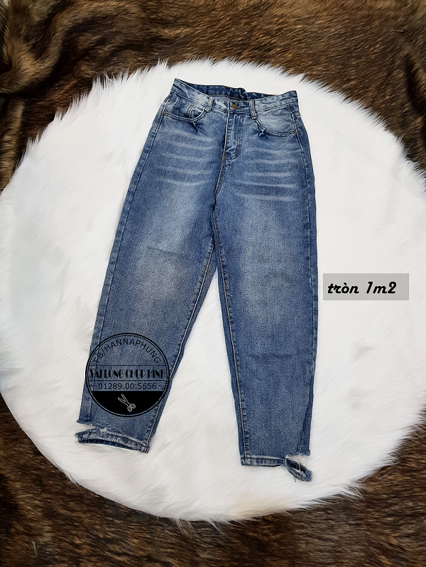 Thảm lông tròn chụp ảnh - Màu Trắng