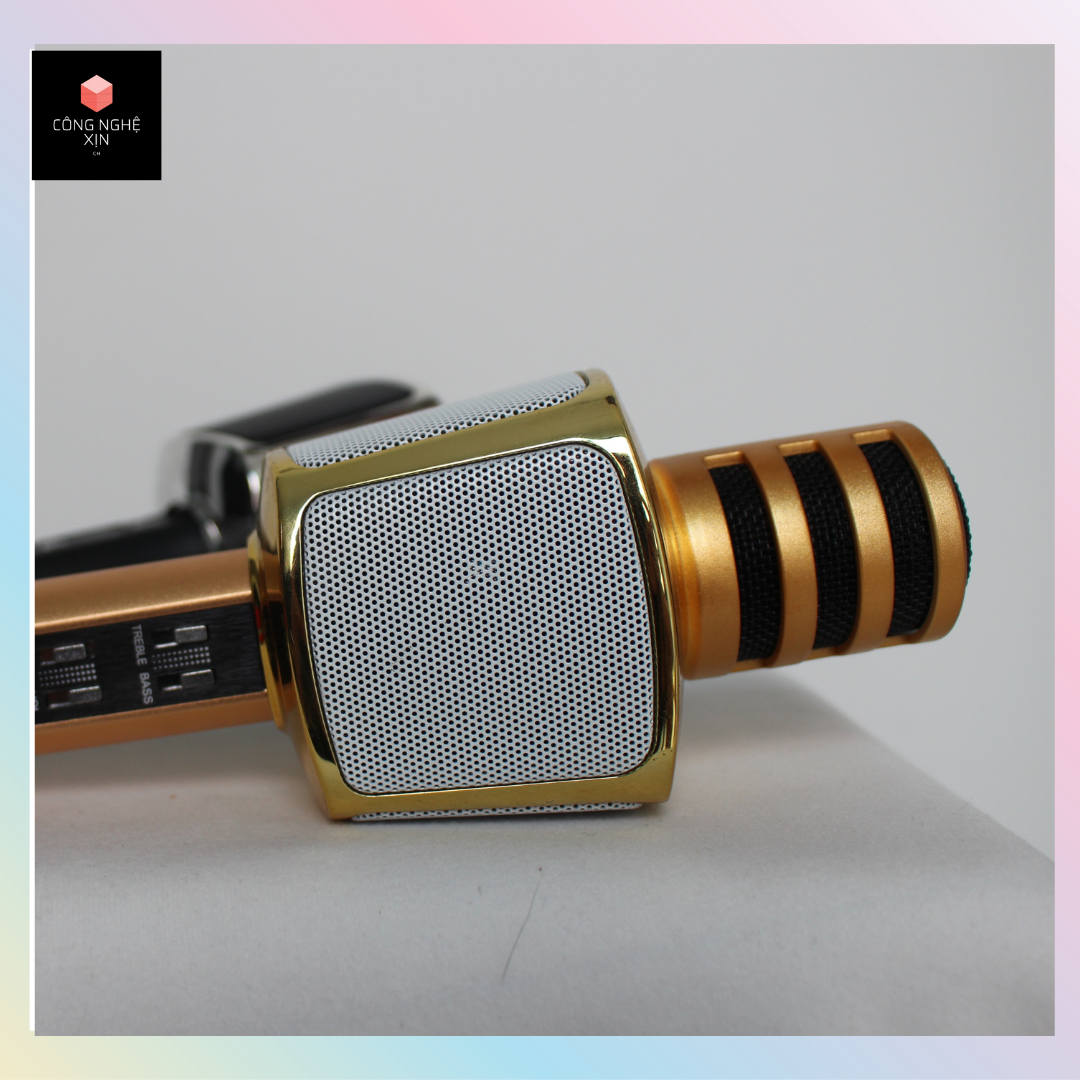 Micro karaoke bluetooth SD17 bass hay âm chuẩn - hàng nhập khẩu