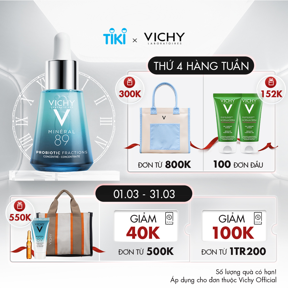 Tinh chất giải cứu làn da tức thì Vichy Mineral 89 Probiotic Fractions 30ml