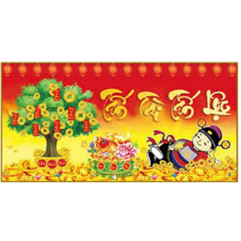 Tranh đính đá tấn tài tấn lộc - LV343