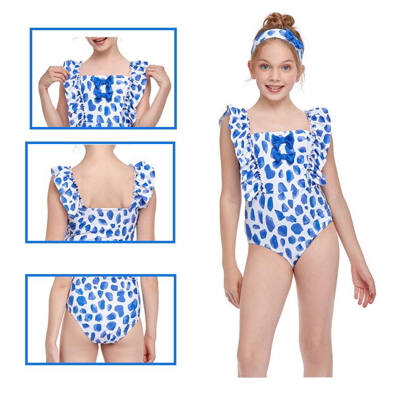 Nữ Bộ Đồ Bơi 2 ~ 12 Năm Áo Tắm Một Mảnh Dễ Thương Trẻ Em Bơi Body Trẻ Em Đồ Bơi