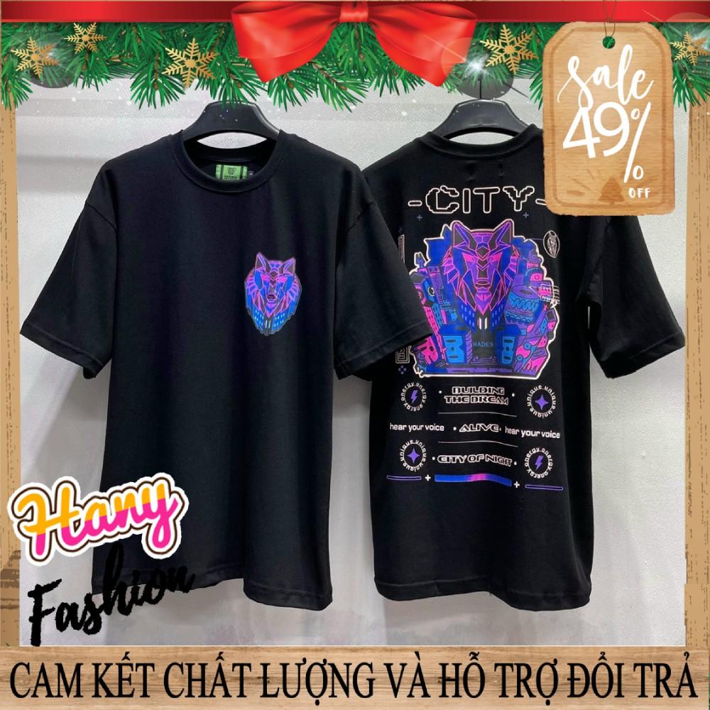 Áo thun unisex tay lỡ form rộng Hades City Tee cực chất || Hany Shop