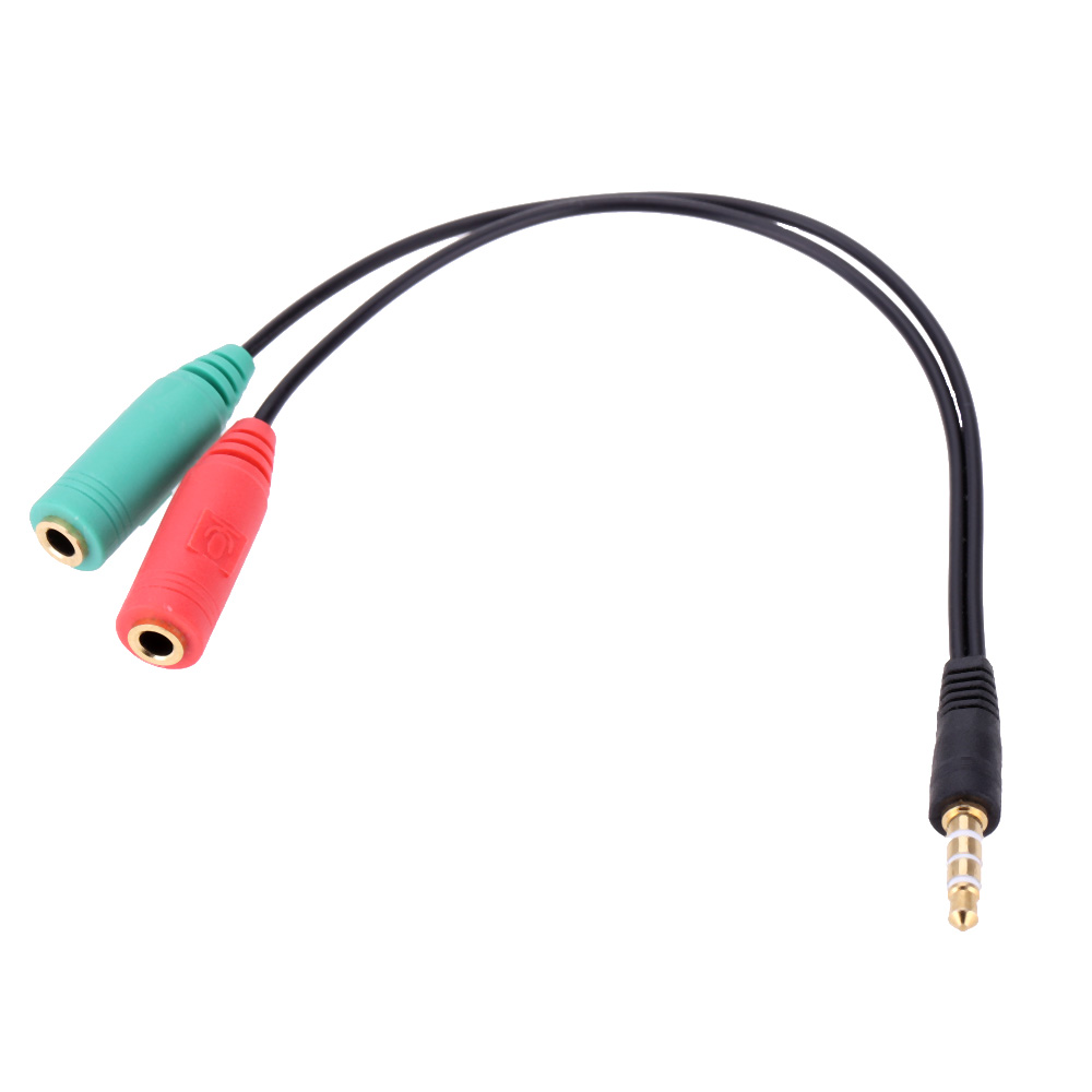 Cáp Âm Thanh 4 Đoạn 3.5mm Kết Nối Tai Nghe Micrô