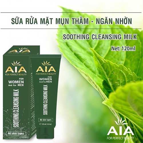 AIASữa rửa mặt, mụn, thâm, ngăn nhờn 120ml