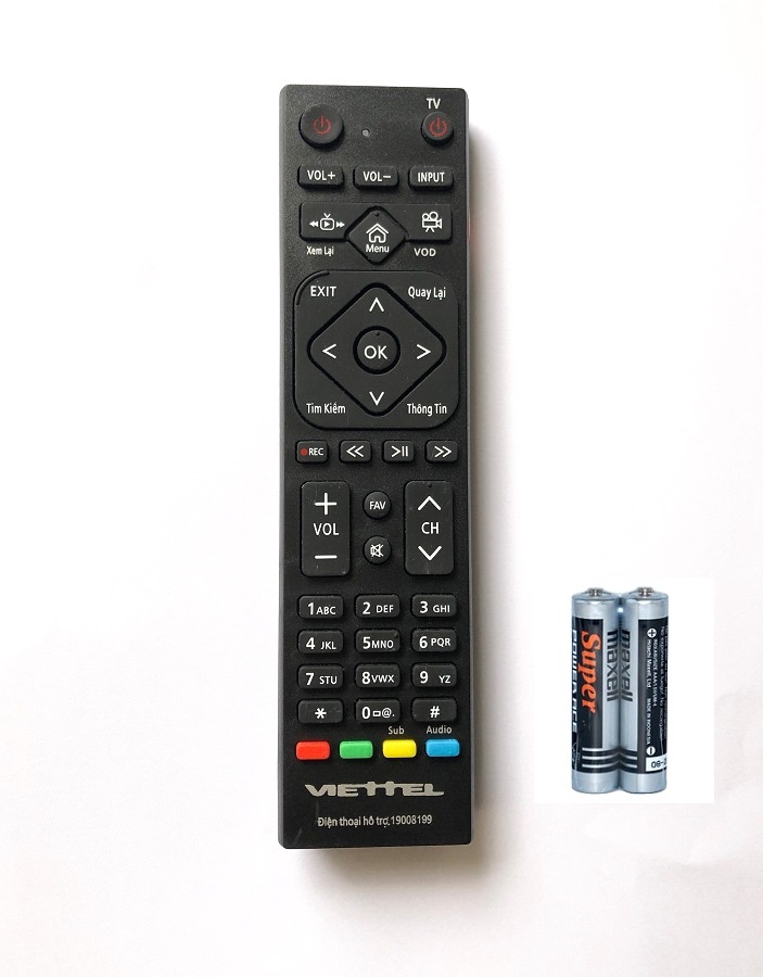 Remote Điều Khiển Dành Cho Viettel TV Đầu Thu Truyền Hình Internet Viettel