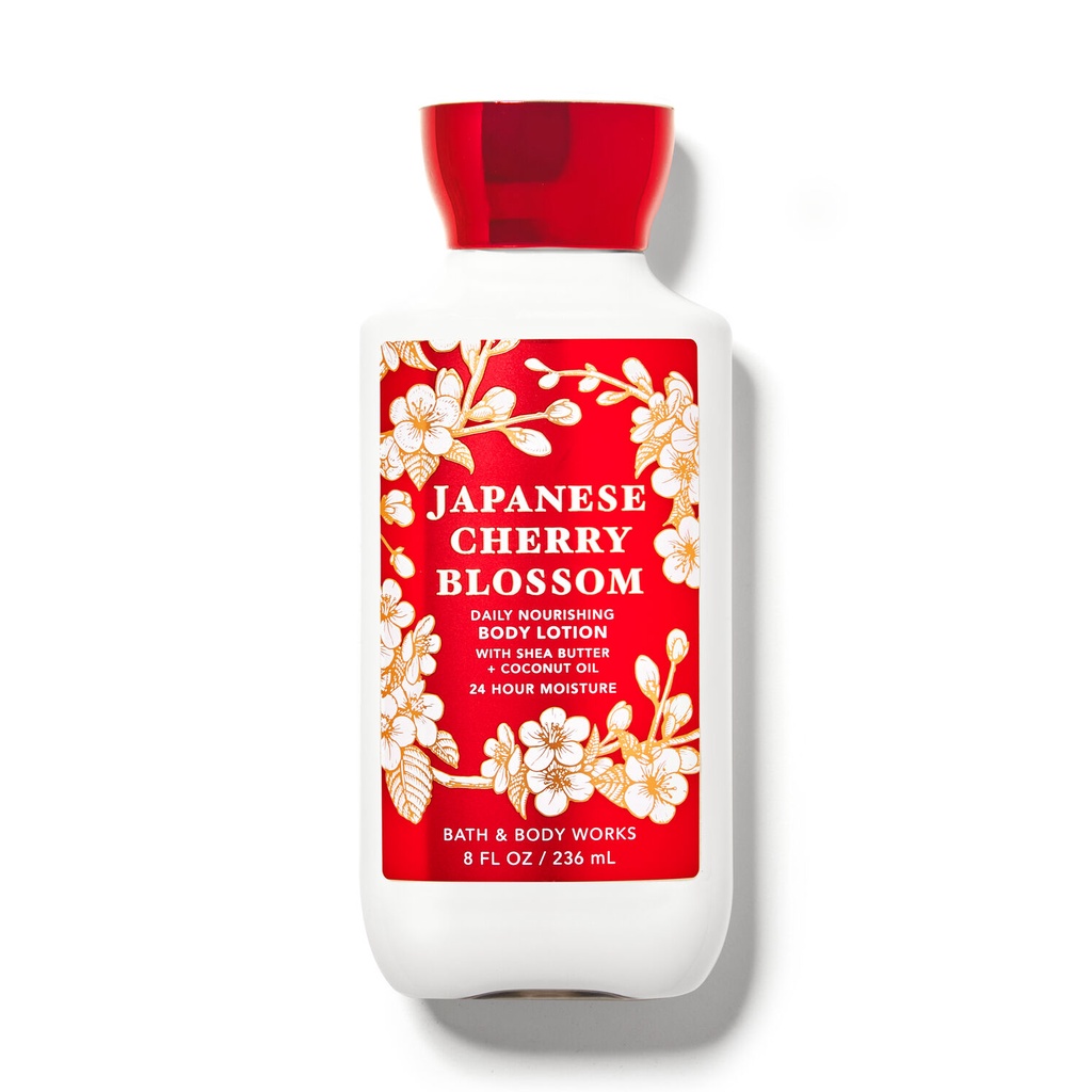 Sữa dưỡng thể Bath &amp; Body Works Japanese Cherry Blossom 236ml ( phiên bản 2022 )