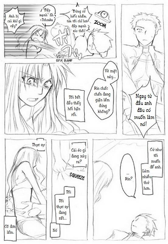 chén thánh: đêm định mệnh - doujinshi archer x rin chapter 6 10