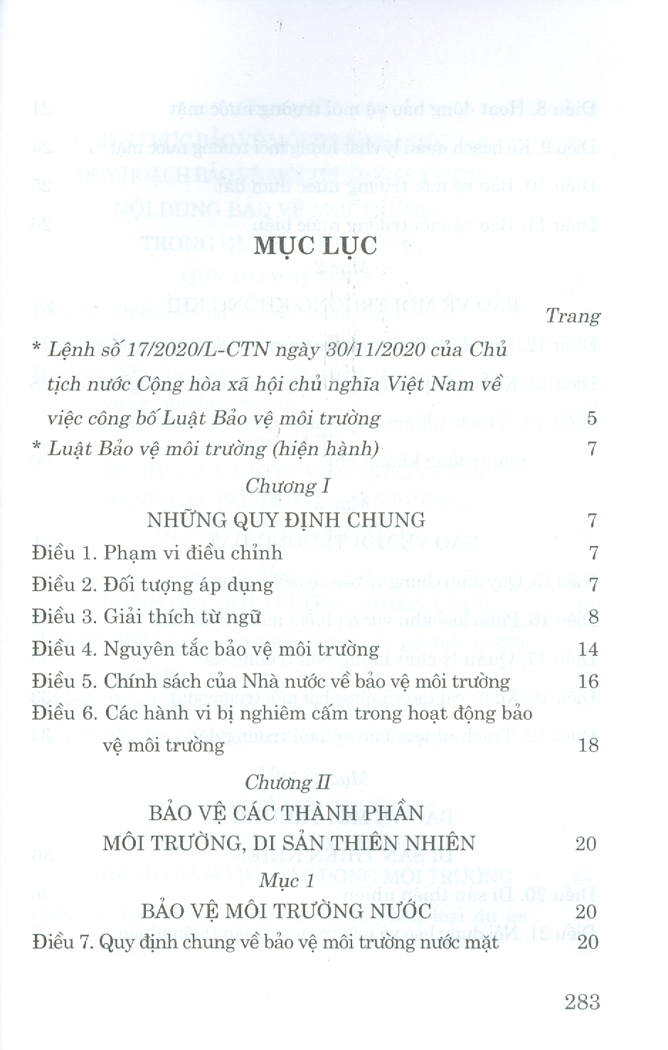 Luật Bảo Vệ Môi Trường - Tái bản năm 2022