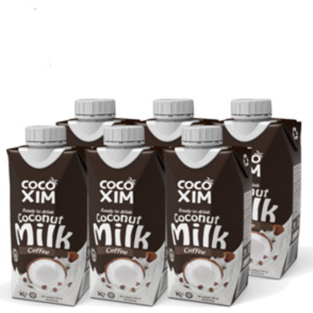 Thùng 12 hộp sữa dừa Cocoxim Cafe 330ml/hộp