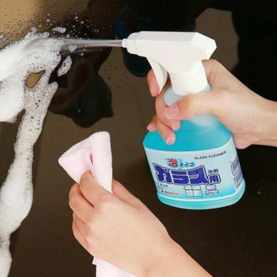 CHAI XỊT LAU KÍNH TẨY RỬA KÍNH ROCKET CỦA NHẬT - HÀNG NỘI ĐỊA NHẬT, giúp làm sạch bề mặt kính cửa sổ,cửa kính
