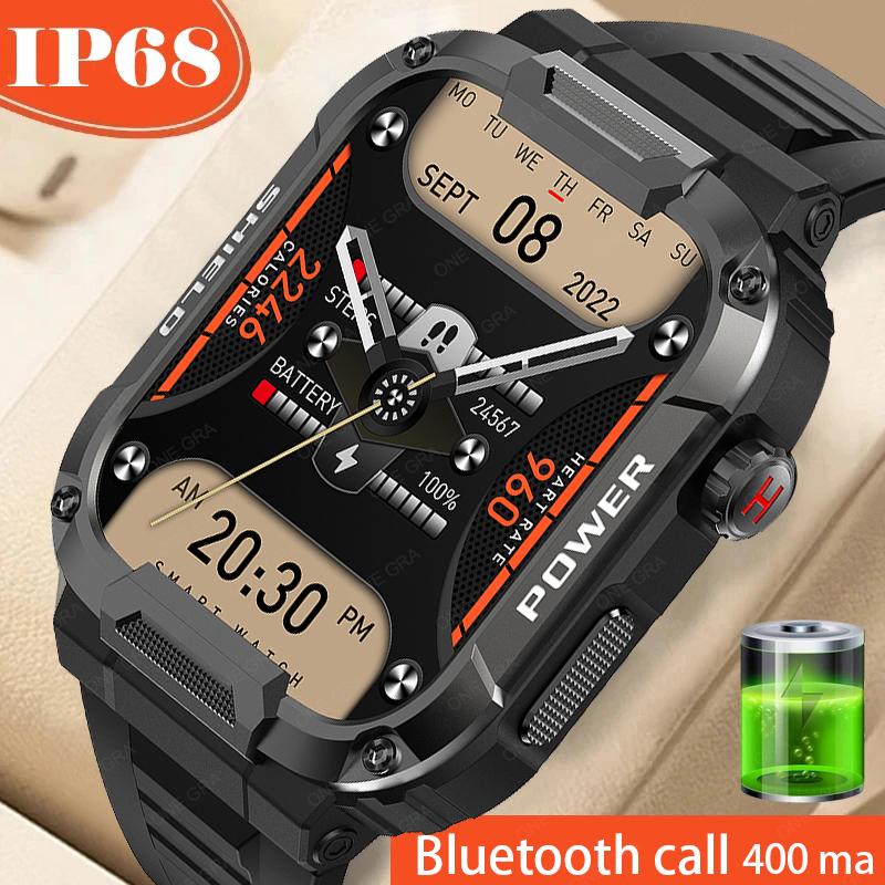 2023 Bluetooth Talk Smartwatch Phiên bản Android Xiaomi Huyết áp Oxygen Thể dục Watch 5 Atm Waterproof Smartwatch Men Quân đội