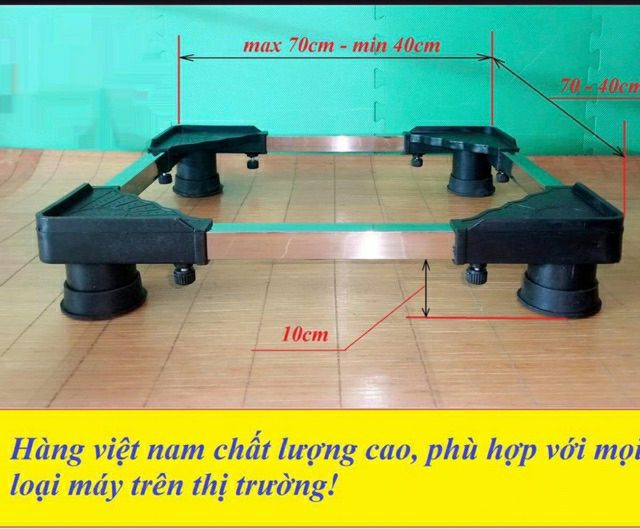 Chân Kê Máy Giặt Tủ Lạnh - Giá Để Máy Giặt Tủ Lạnh - Gia Dụng Thông Minh Lắp đặt dễ dàng điều chỉnh kích thước