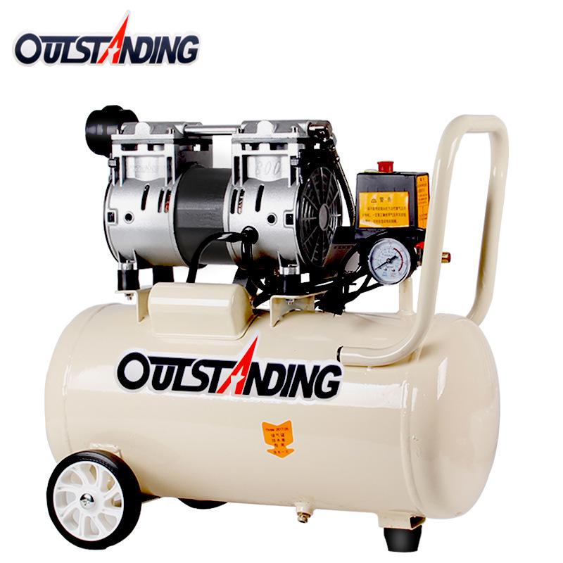Giao Hàng Nhanh Otus Không Dầu Tắt Tiếng 220V Không Khí Gỗ Xịt Sơn Nhà Nhỏ Cao Cấp Máy Bơm Không Khí máy Nén Khí