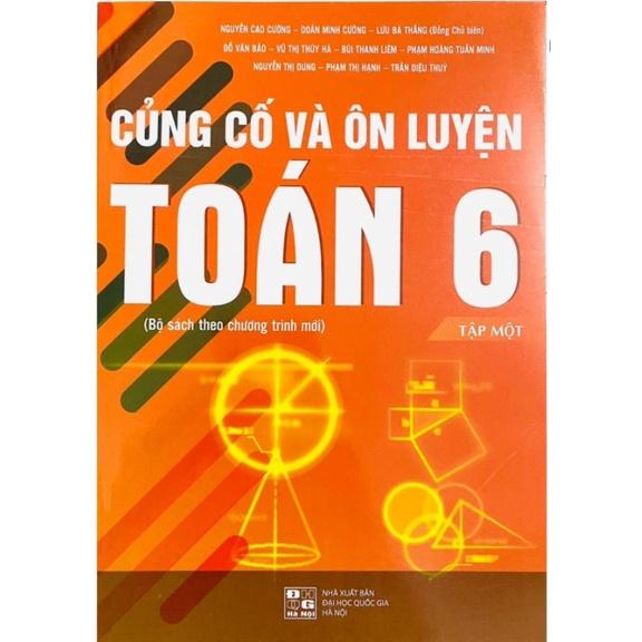 Sách – Combo Củng cố và ôn luyện Toán 6 (Tập 1 và Tập 2)