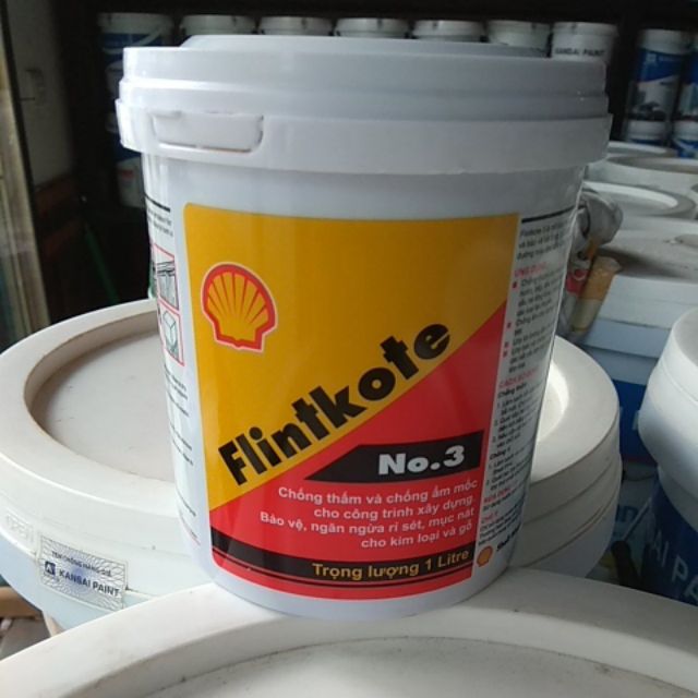 Shell Flintkote 3 Sơn chống thấm bể nước hồ cá Koi