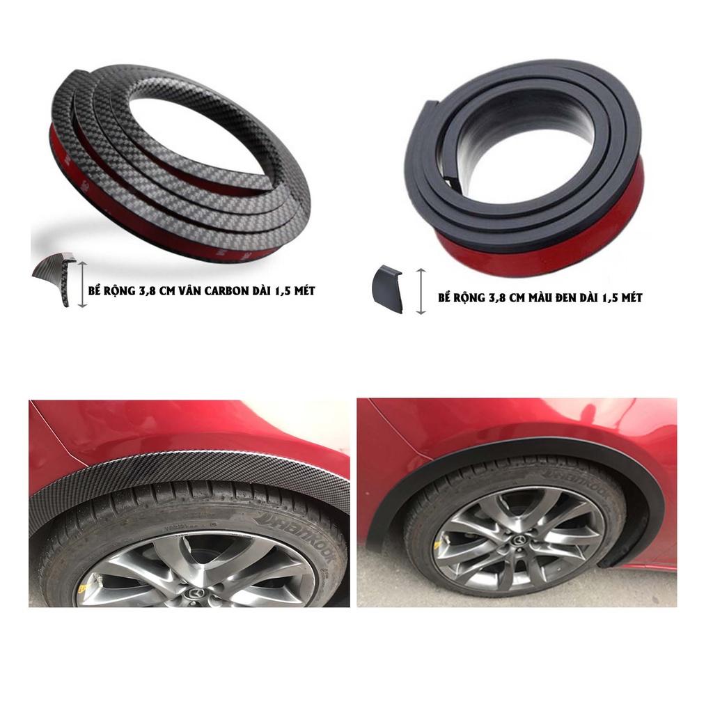 Cuộn Bảo Vệ Cua Lốp Vân Cacbon Chống Trầy Xuốc Cao Cấp - Rộng 4.6 cm dài 1.5m