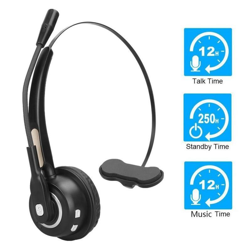 Trung Tâm Gọi Bluetooth Tai Nghe Có Micro BH520 Tai Nghe Không Dây Chống Ồn Tai Nghe Dành Cho Điện Thoại Máy Tính Để Bàn
