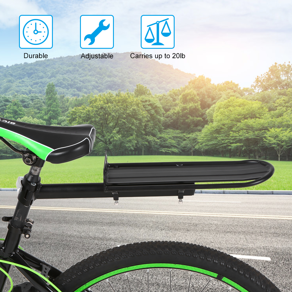 Giá Đỡ Sau Xe Đạp Bằng Hợp Kim Nhôm Chở Hành Lý Có Thể Thu Vào