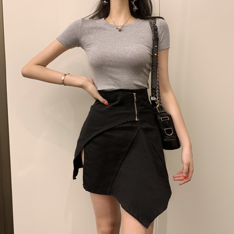 Áo Thun Nữ Cổ Tròn Tay Ngắn Vải Mềm Mãi Màu Trơn Trẻ Trung Đơn Giản - MSP T05