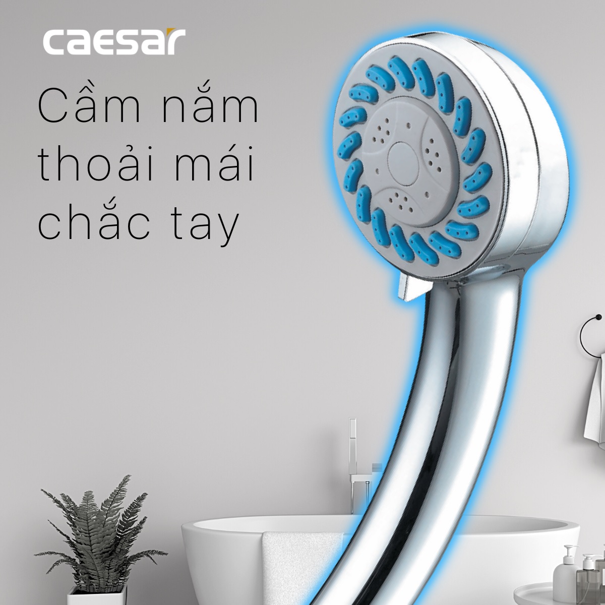 Tay sen nhựa Caesar SH133 (3 chế độ)