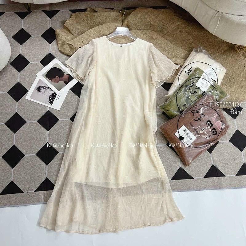 Đầm bầu voan 2 lớp cao cấp siêu xinh 3 màu