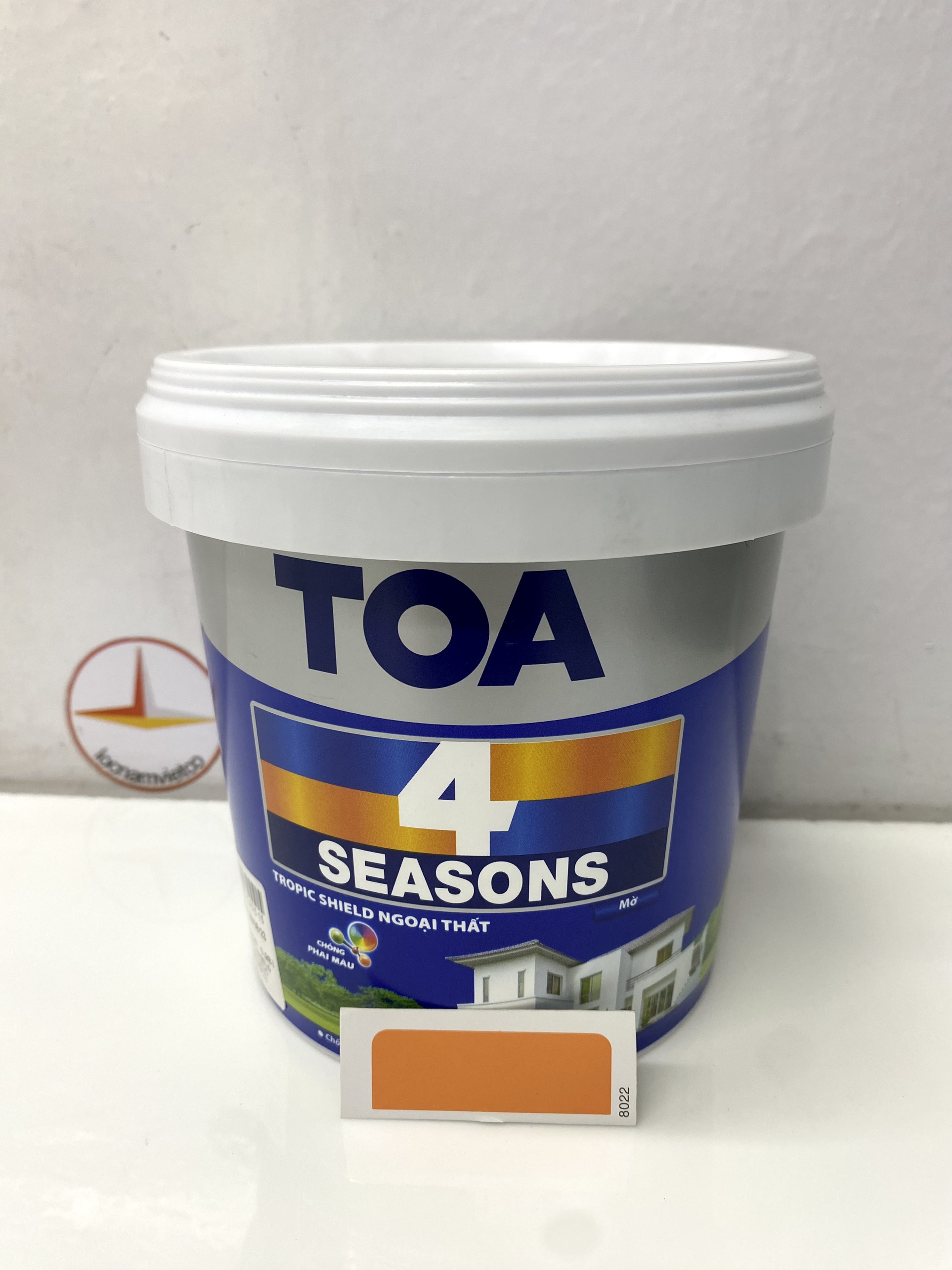 Sơn phào chỉ trong và ngoài nhà Toa 4 Seasons Tropic Shield màu cam C- 8022_1L