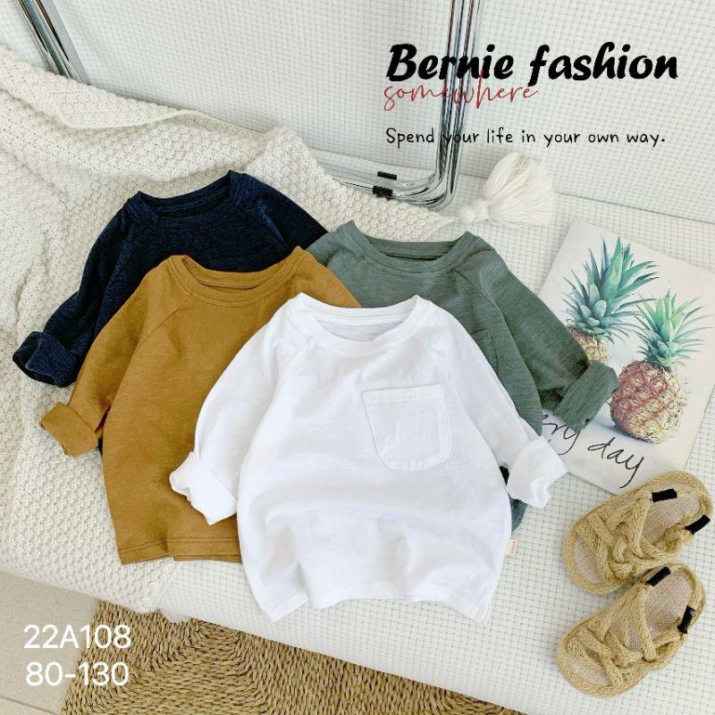 Áo phông dài tay cho bé , cotton xước mềm mại