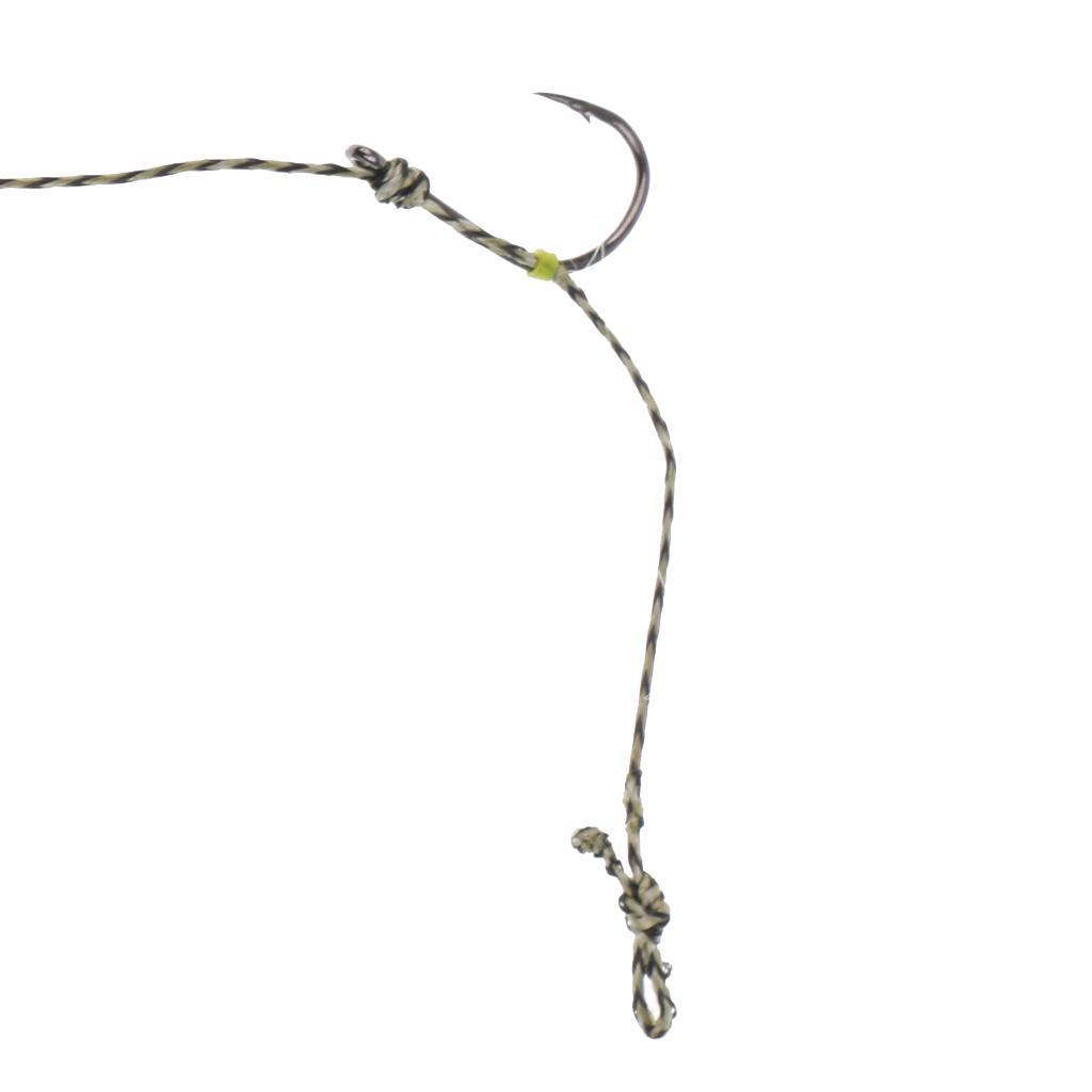 Carp Fishing Feeder Fishing Baits Cage Hook Rig Set with Lead Sinker Terminal Tackle