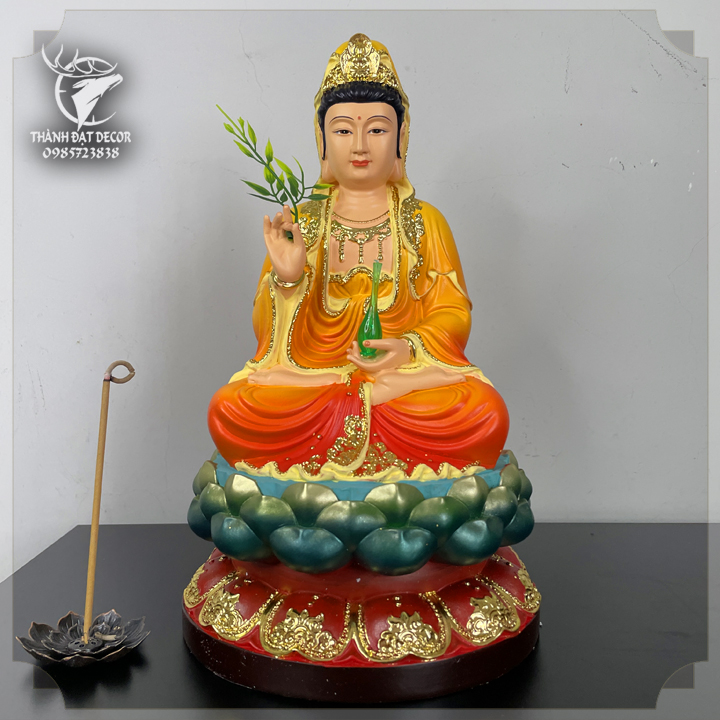 Tượng Quan Âm Bồ Tát , Phật Tổ Như Lai , Thích Ca Mâu Ni Phật , Chất Liệu Polyresin Size 30Cm , Tượng Thờ Cúng , Quà Tặng