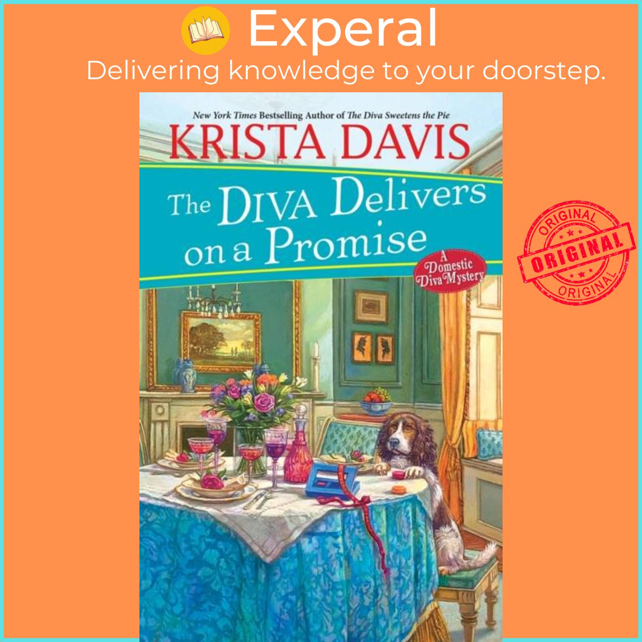 Hình ảnh Sách - The Diva Delivers on a Promise - A Deliciously Plotted Foodie Cozy Myster by Krista Davis (UK edition, hardcover)