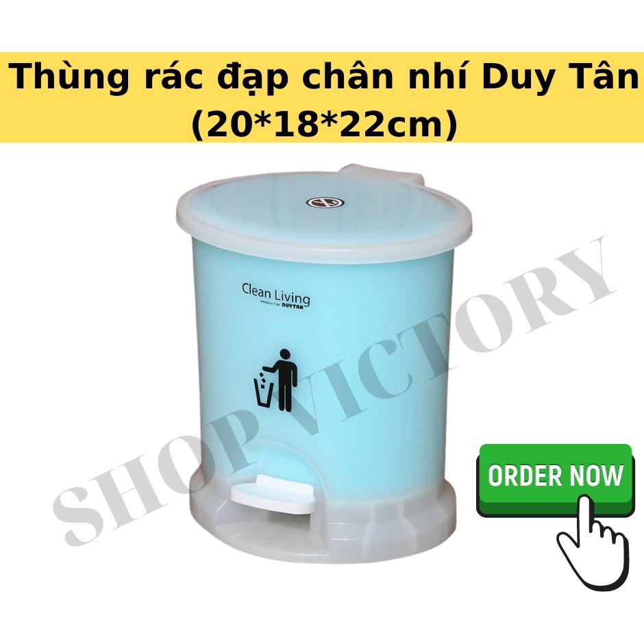 Thùng rác Đạp Chân Nhựa hình Oval nhỏ