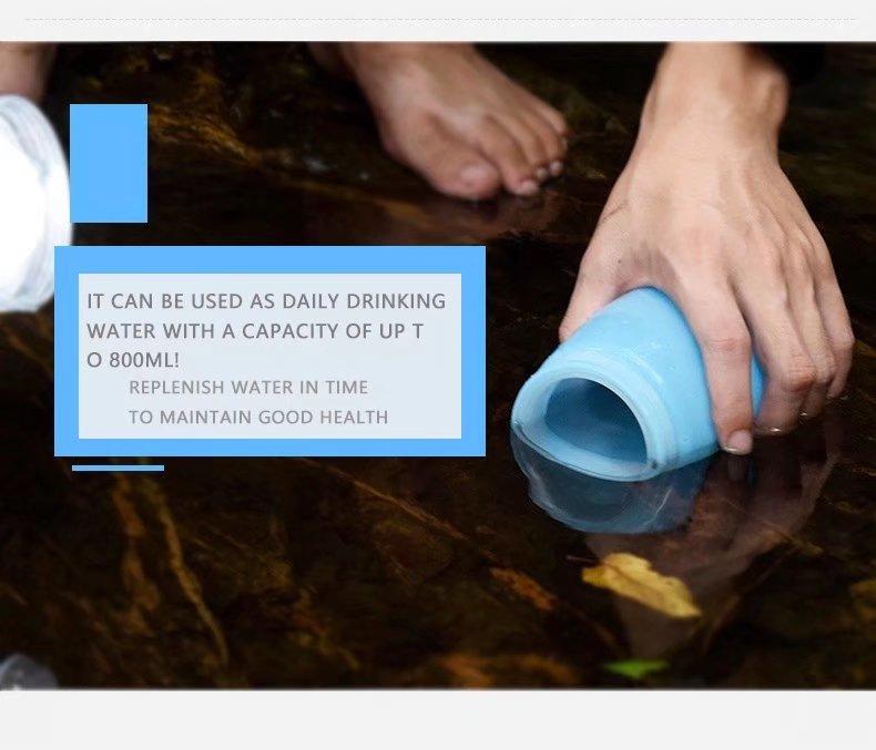 Ấm đun nước sạc năng lượng mặt trời cắm trại ngoài trời cốc nước phát sáng cốc trà phát sáng