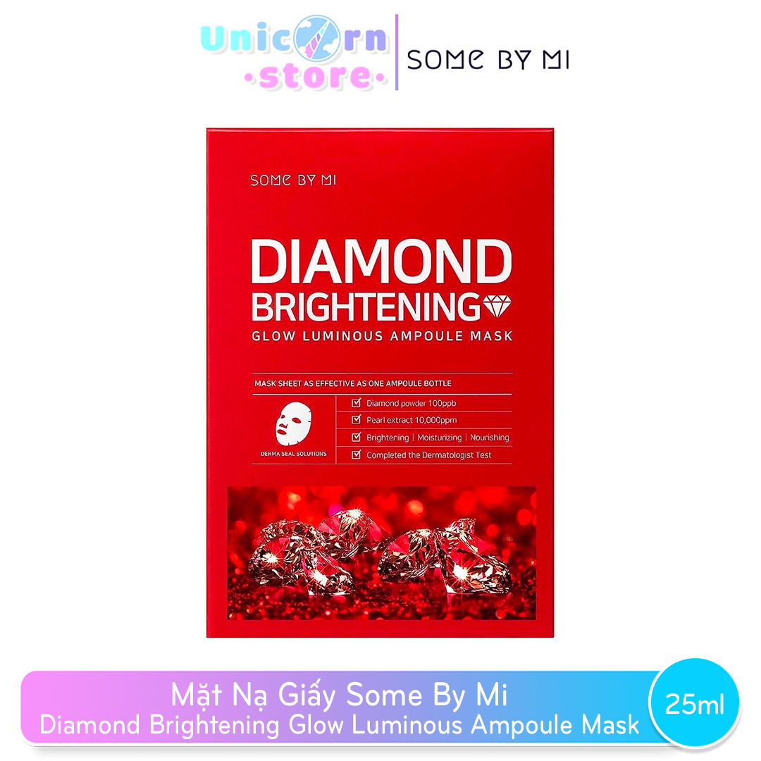 Mặt nạ giấy Some By mi Diamond Brightening Glow Luminous Ampoule Mask