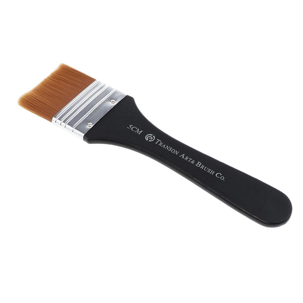 7 Pieces High Quality Paint Brushes Artist Brushes Pointed Brush Flat Brushes