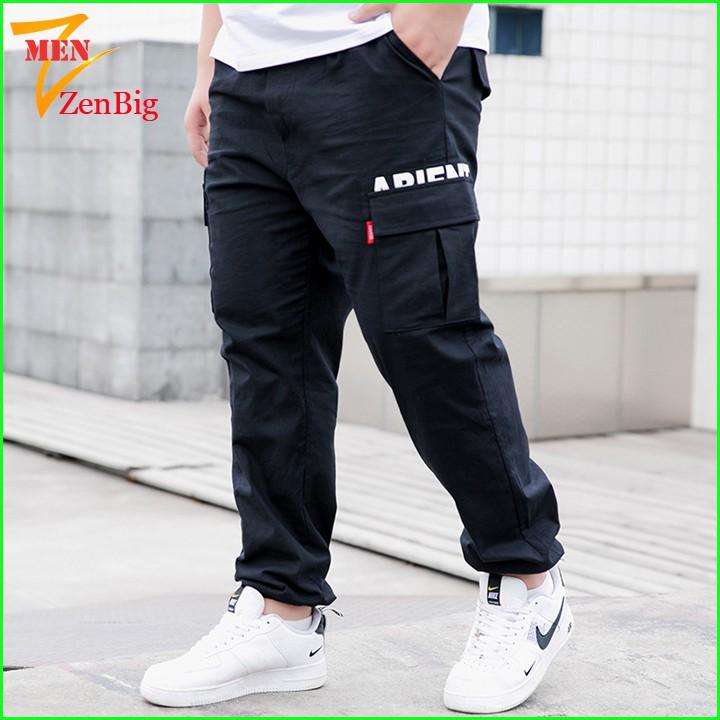 Quần thể thao nam jogger thu đông big size cho người béo người mập